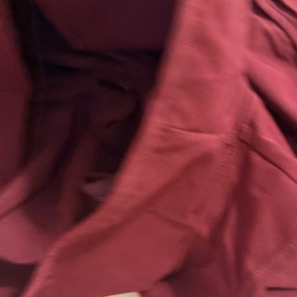 Maroon High Waisted Athletic Shorts - Picture 4 of 4
